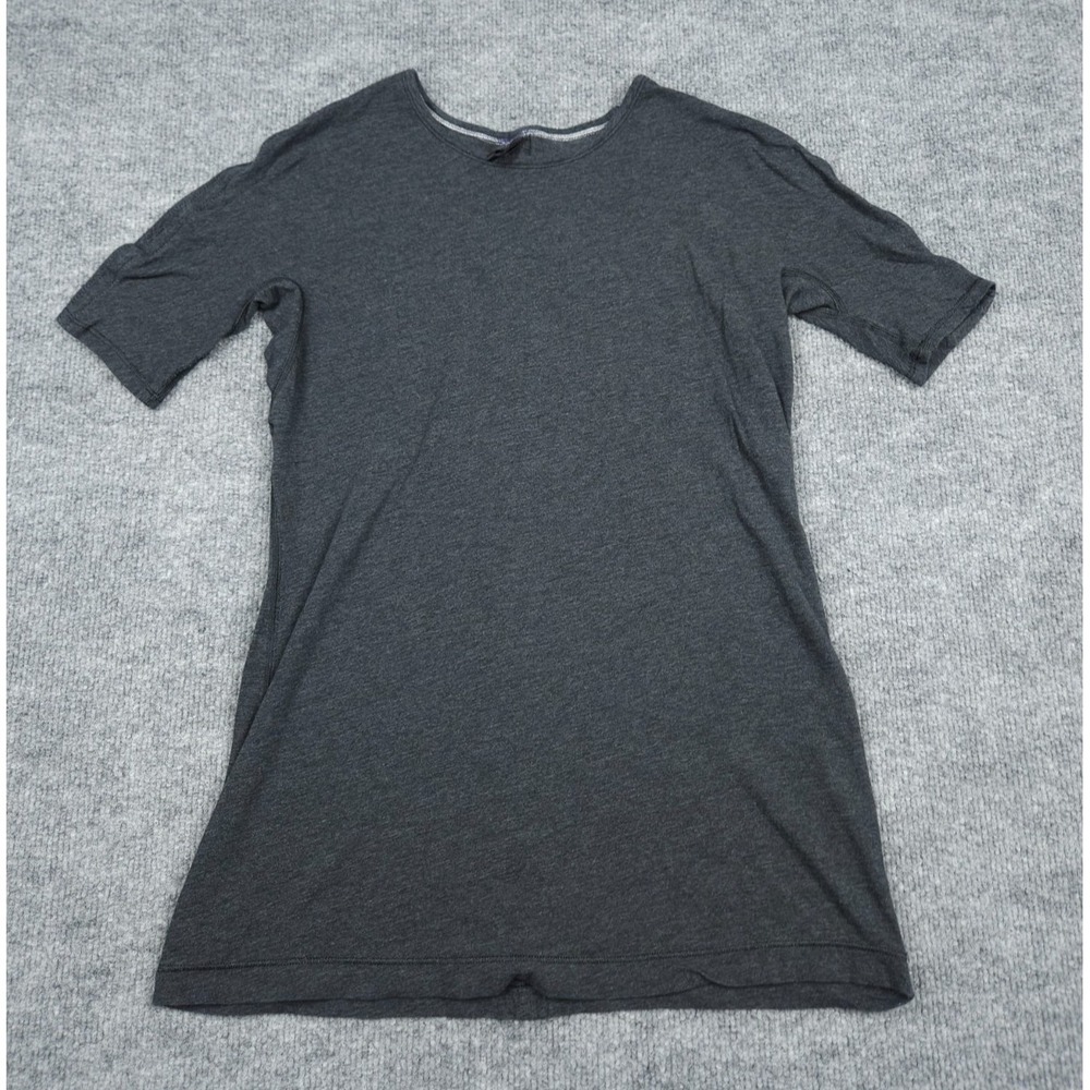 Lululemon T Shirt Women's 6 Gray Short Sleeve Heathered Stretch